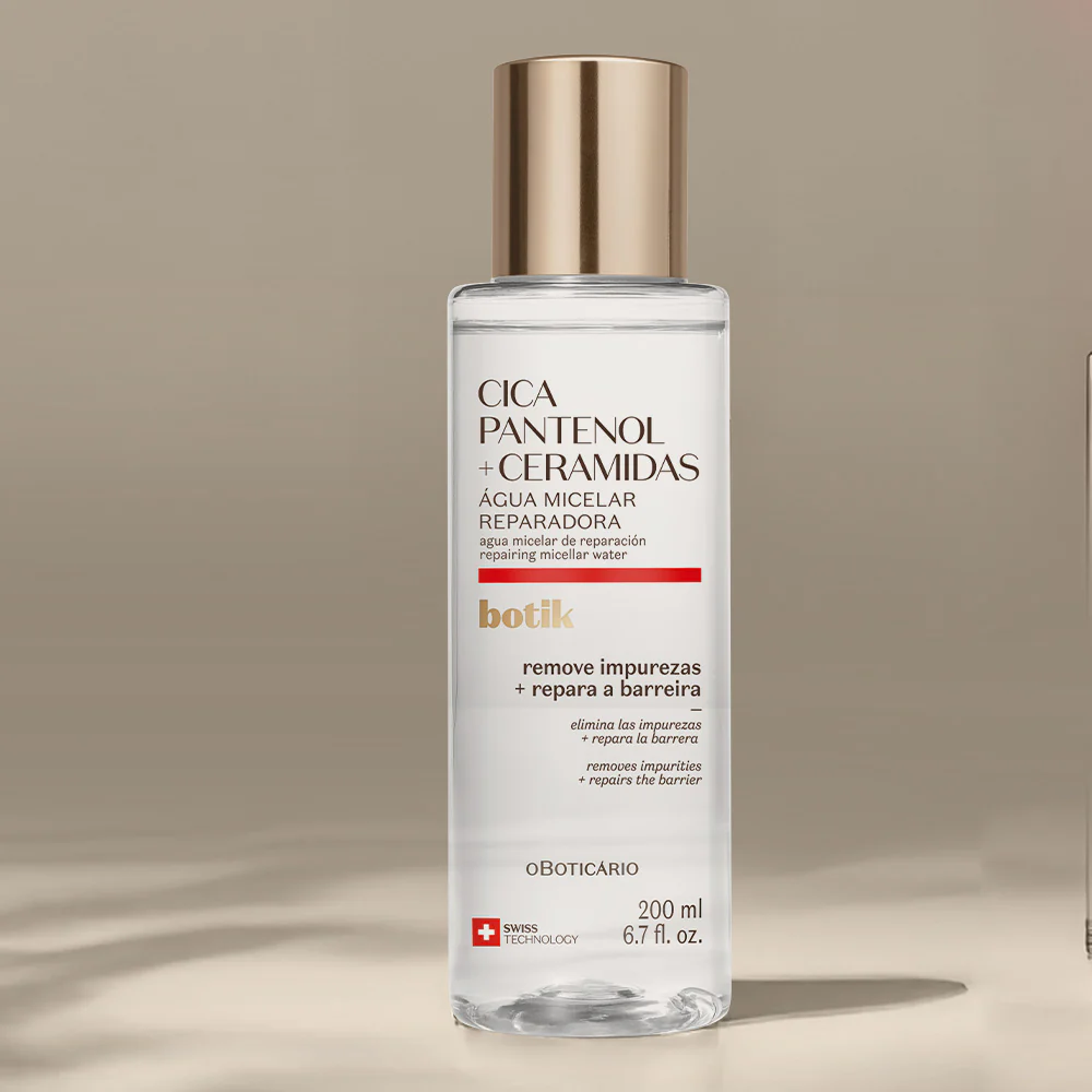 Água Micelar Reparadora Botik Cica Pantenol e Ceramidas 200ml - Image 2