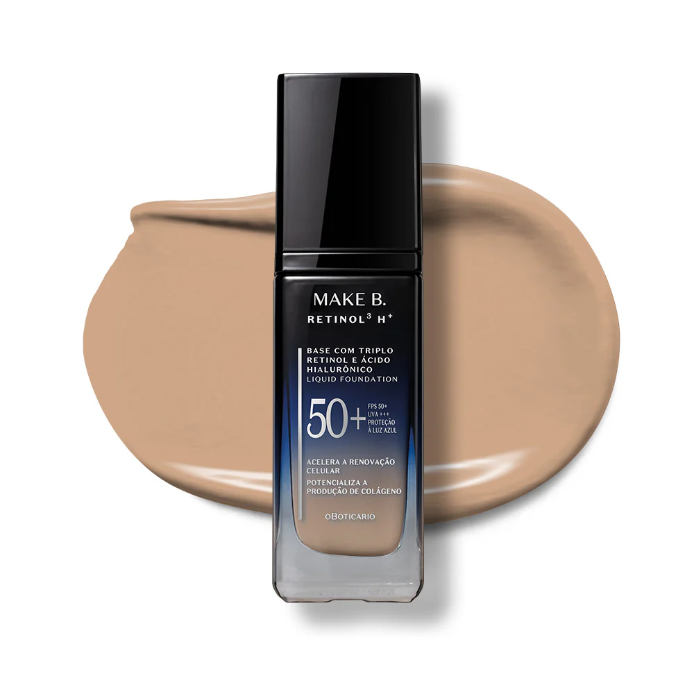 Base Líquida FPS50 Make B. Retinol³ H+ 26g - Image 7
