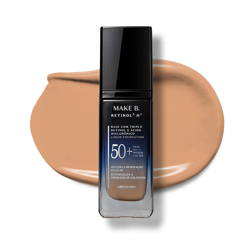 Base Líquida FPS50 Make B. Retinol³ H+ 26g - Image 76