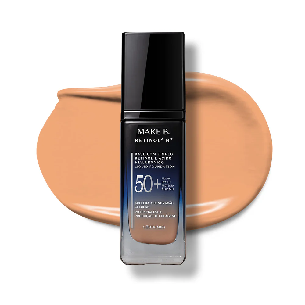 Base Líquida FPS50 Make B. Retinol³ H+ 26g - Image 82