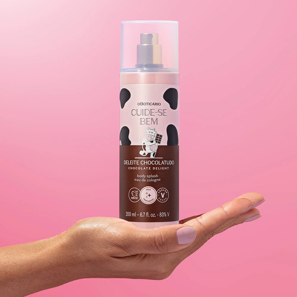 Body Splash Cuide-se Bem Deleite Chocolatudo, 200ml - Image 3