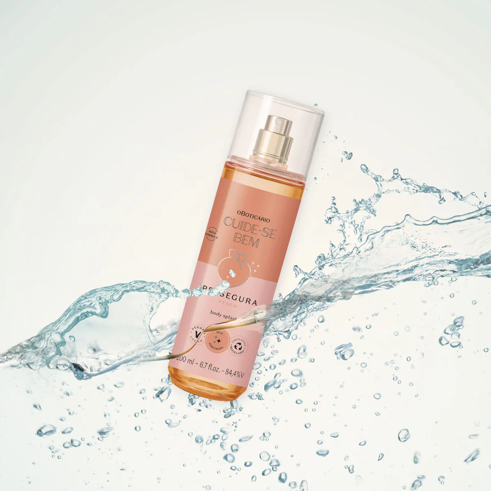 Body Splash Cuide-se Bem Pessegura, 200ml - Image 2