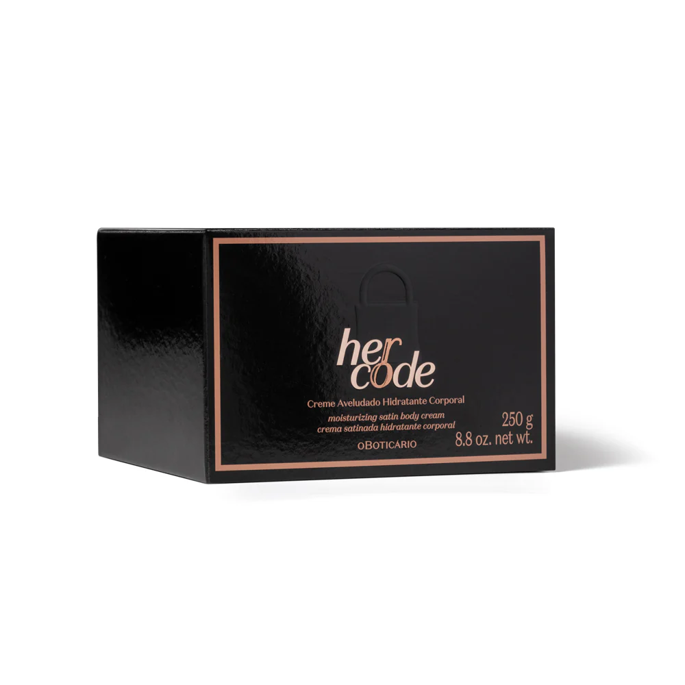 Creme Aveludado Hidratante Corporal Her Code 250g - Image 6