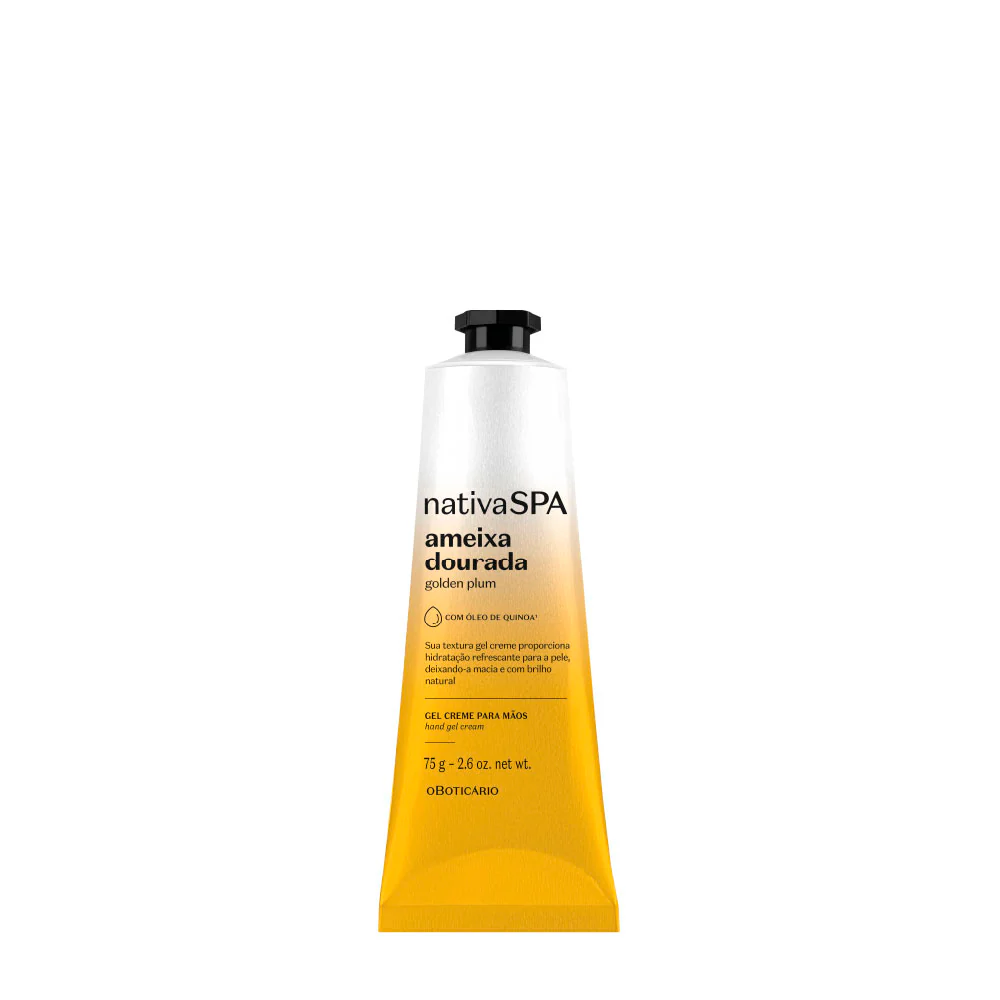 Creme de Mãos Nativa Spa Ameixa Dourada, 75g