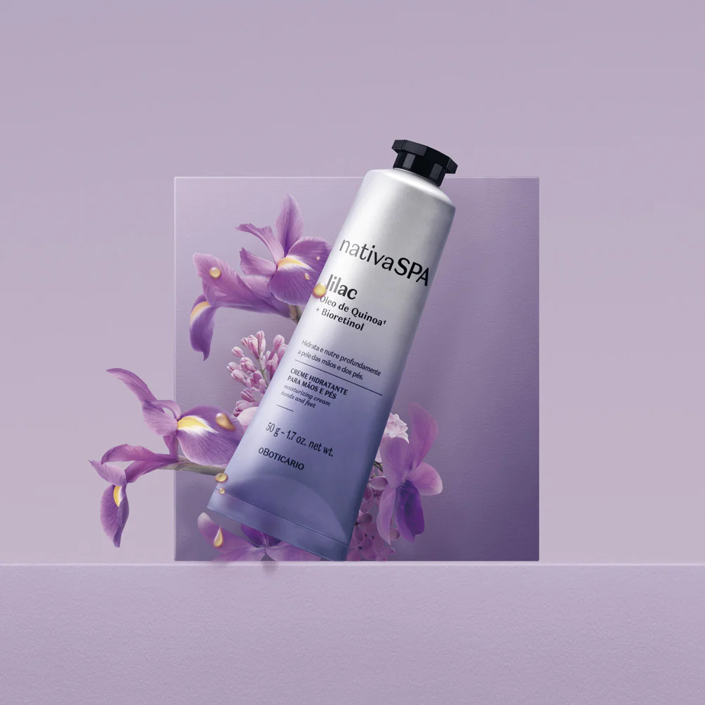 Creme Hidratante Para Mãos e Pés Nativa SPA Lilac, 50g - Image 2