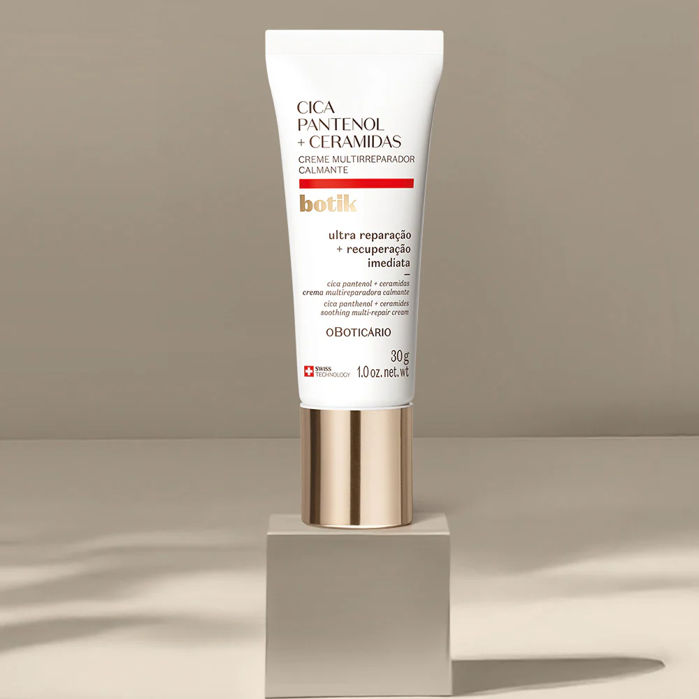 Creme multirreparador calmante Botik Cica Pantenol e Ceramidas 30g - Image 4