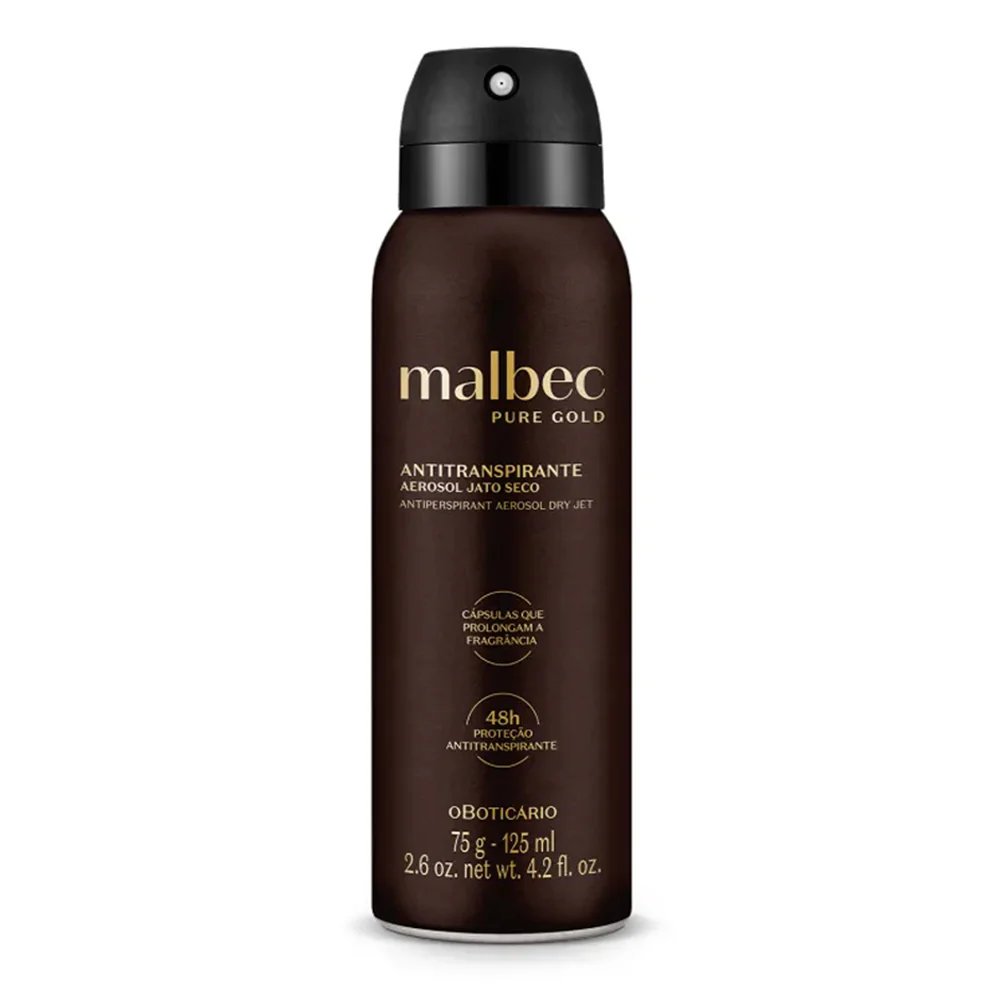 Desodorizante em Spray Malbec Gold 125ml