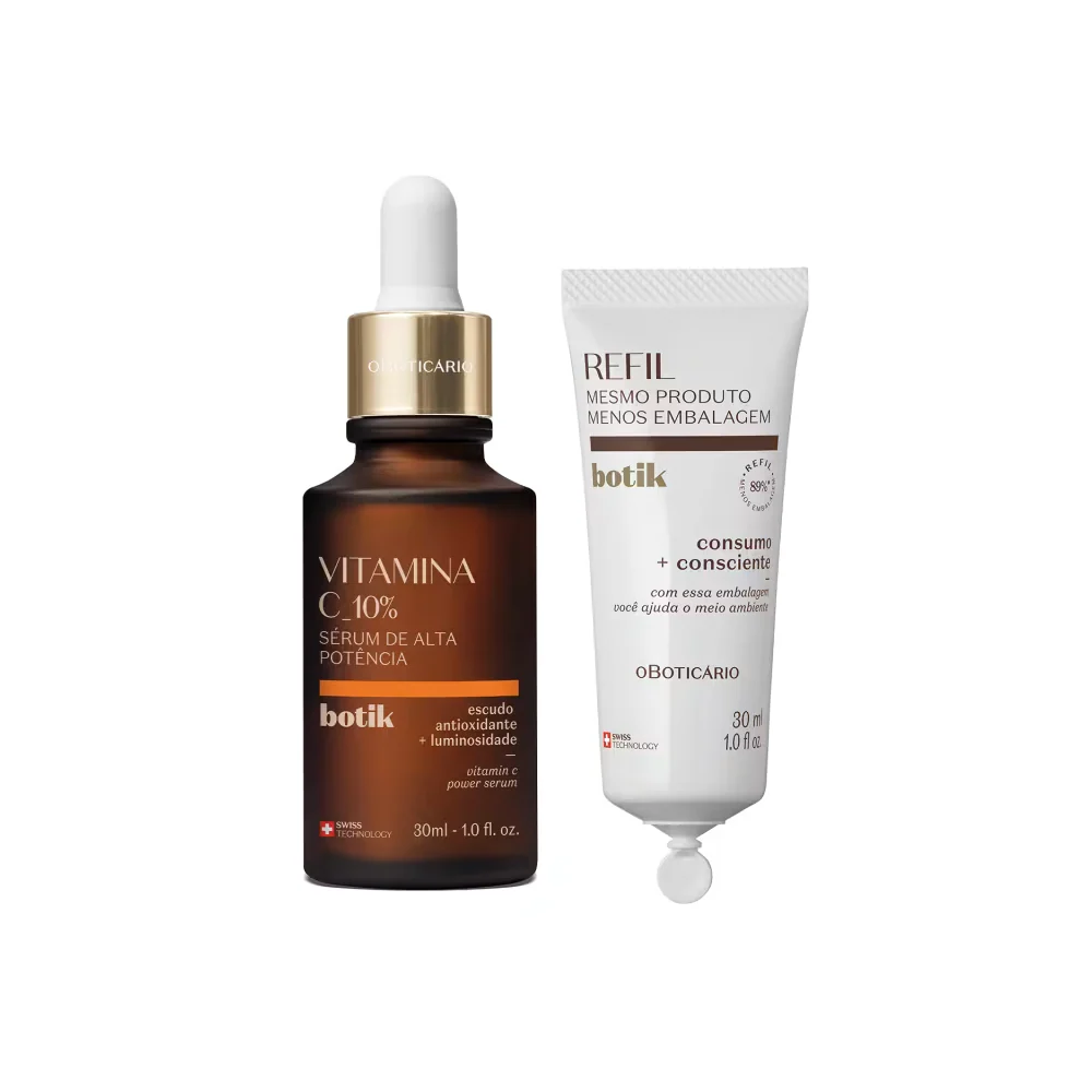 Kit Botik Vitamina C Sérum + Refil