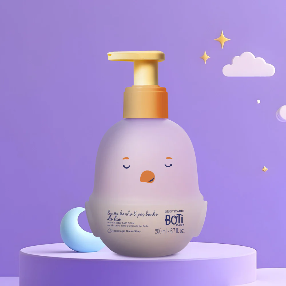 Loção Corporal Banho e Pós-Banho Boti Baby Lua 200ml - Image 3