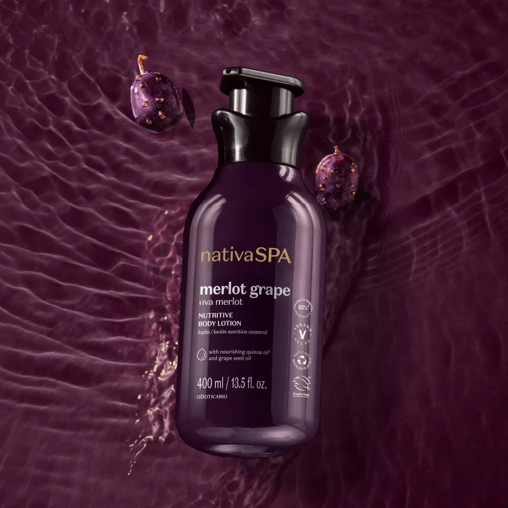 Loção Hidratante Corporal Nativa Spa Uva Merlot 400ml - Image 4