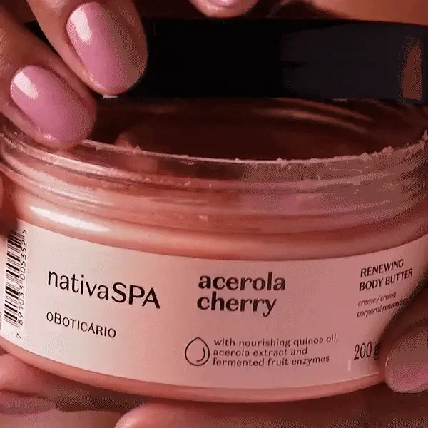 Hidratante Corporal Renovador Nativa Spa Acerola Cherry, 200g - Image 5