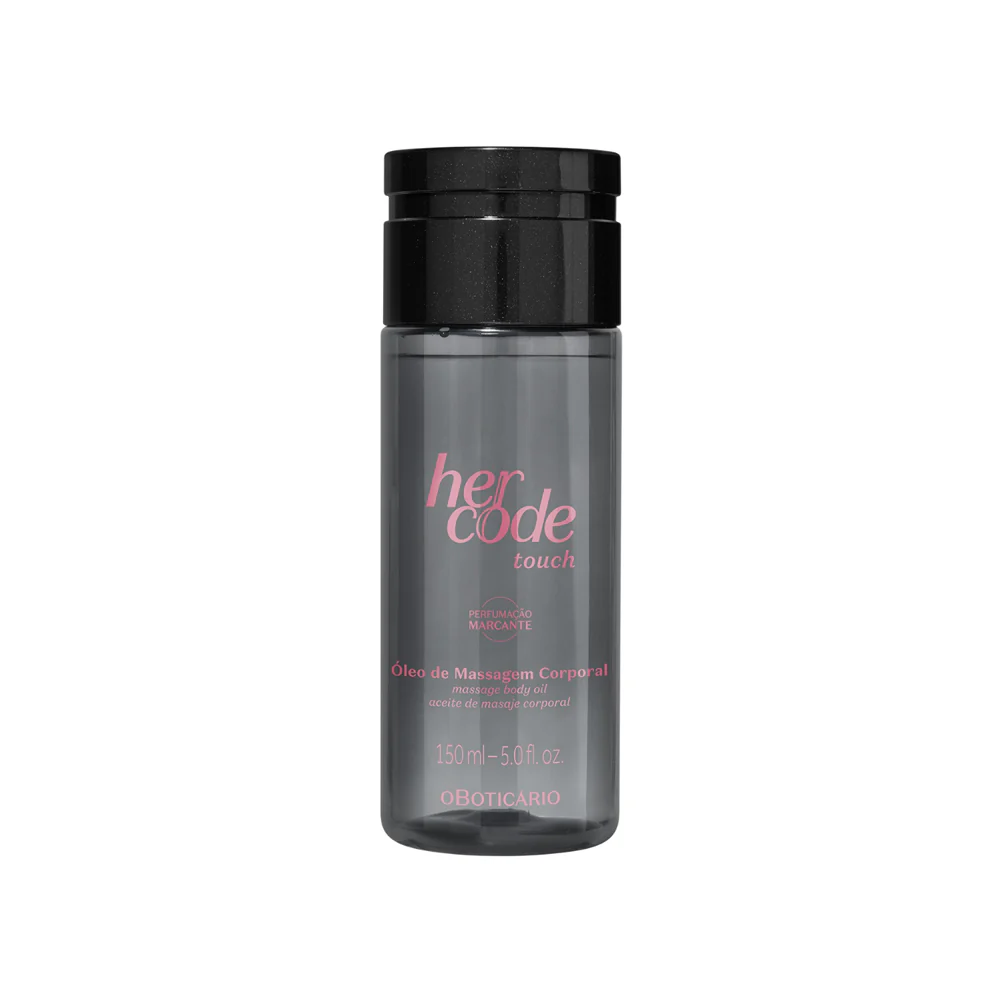Óleo De Massagem Corporal Her Code Touch 150ml