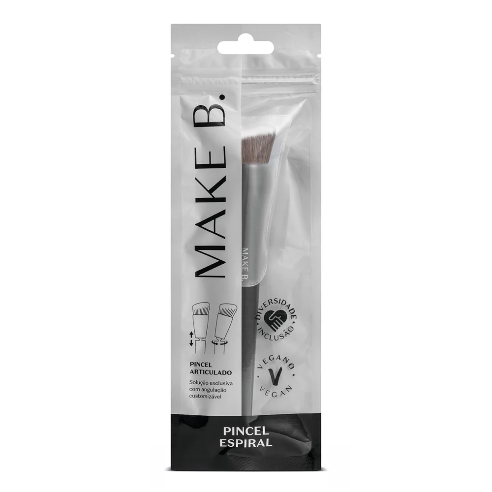 Pincel de Maquiagem Espiral Acessível Articulado Make B. - Image 3