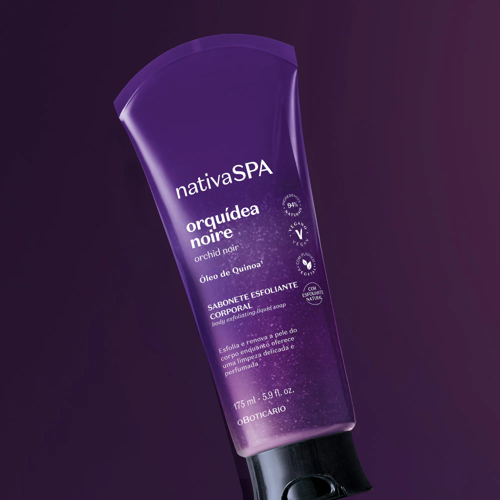 Sabonete Corporal Esfoliante Nativa Spa Orquídea Noire, 175ml - Image 2